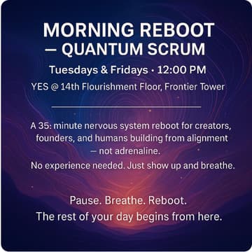 Cover Image for MORNING REBOOT — QUANTUM SCRUM - Members +1