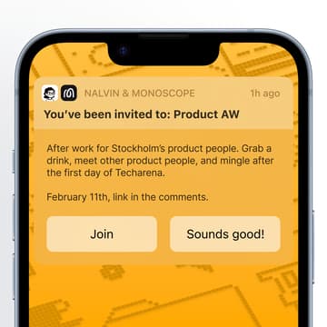 Cover Image for Product People AW with Nalvin & Monoscope 🎉