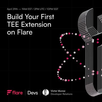 Cover Image for Flare Builder Online Workshops - Session 20: Build Your First TEE Extension on Flare