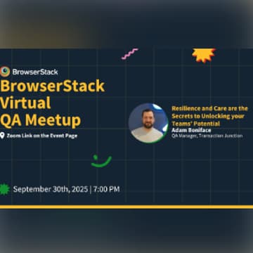 Cover Image for BrowserStack Virtual QA Meetup- Europe