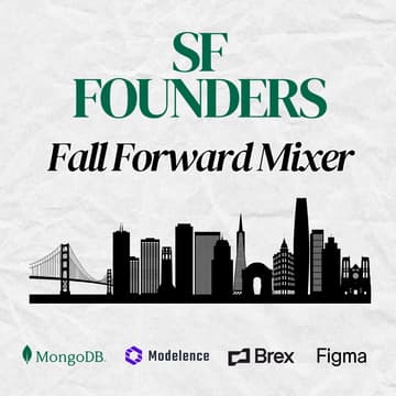 Cover Image for SF Founders: Fall Forward Mixer with MongoDB, Modelence, Brex & Figma