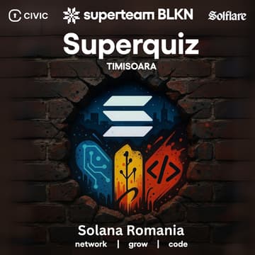 Cover Image for Superquiz @ Timisoara | Solana Romania & Superteam Balkan
