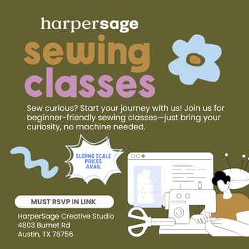 Cover Image for Beginner Sewing Workshop #1- Scrunchies & KeyChains