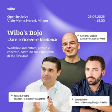 Cover Image for Wibo's Dojo | Come dare e ricevere feedback