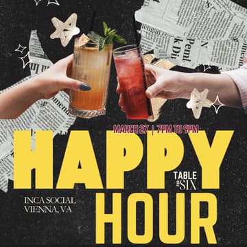 Cover Image for Table for Six Happy Hour