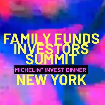 Cover Image for 🇺🇸🥂🥑Michelin* Invest Dinner: Family Offices & Investors Summit NYC Crypto Week @ the Core Private Club(co-host a100x.VC) Nov 5 6-8 PM