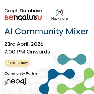 Cover Image for AI Community Mixer April'23 GDB X Hackalore Bengaluru