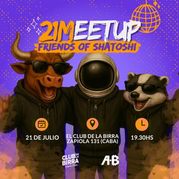 Cover Image for 21MeetUp | JULIO 🧡🚀