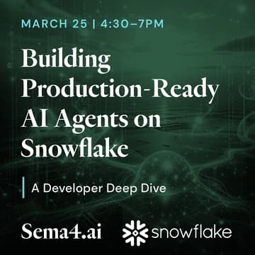 Cover Image for Building Production-Ready AI Agents on Snowflake: A Developer Deep Dive