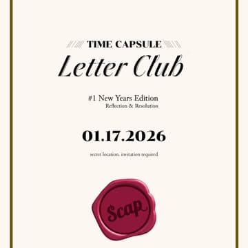 Cover Image for Time Capsule Letter Club - Members +1