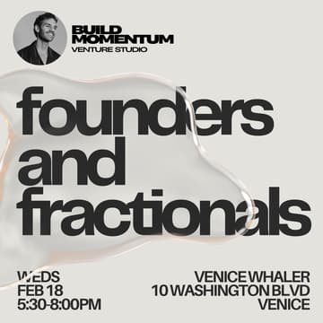 Cover Image for Founders and Fractionals, February Meetup