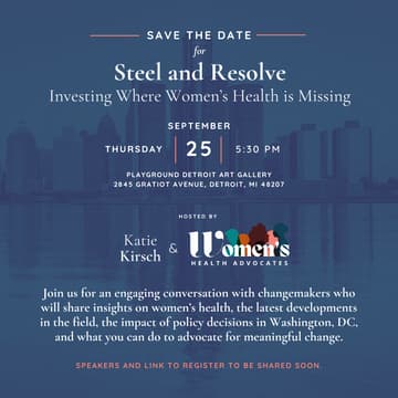 Cover Image for Steel and Resolve: Investing Where Women's Health is Missing (Detroit)