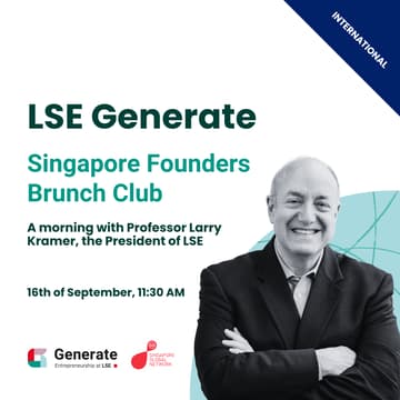 Cover Image for LSE Generate Singapore Founders Brunch Club