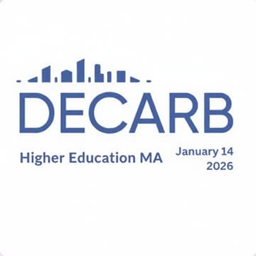 Cover Image for Decarb MA Higher Education
