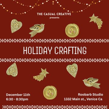 Cover Image for Holiday Crafting Party