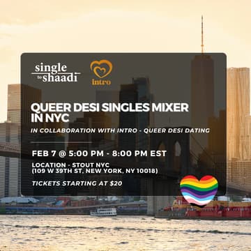Cover Image for Queer Desi Singles Mixer in NYC