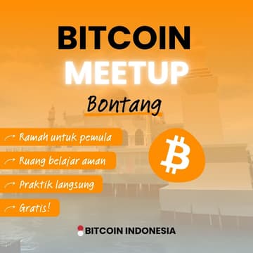 Cover Image for Bitcoin Indonesia Community Meetup Bontang 18 April 2026