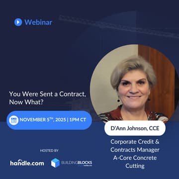 Cover Image for BuildingBlocks Presents You Were Sent a Contract, Now What? with D'Ann Johnson, CCE