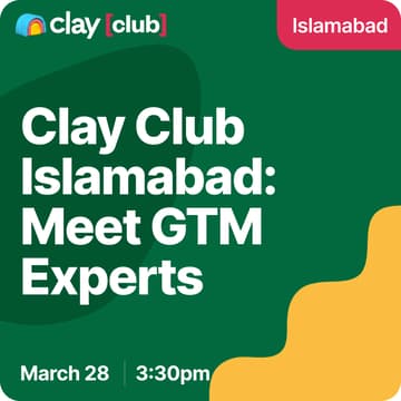 Cover Image for Clay in Islamabad: Meet GTM Experts