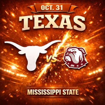 Cover Image for Texas Longhorns vs Mississippi State Bulldogs @ DKR