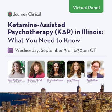 Cover Image for Info Session: Ketamine-Assisted Psychotherapy (KAP) in Illinois
