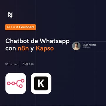 Cover Image for Chatbot de WhatsApp con n8n y Kapso