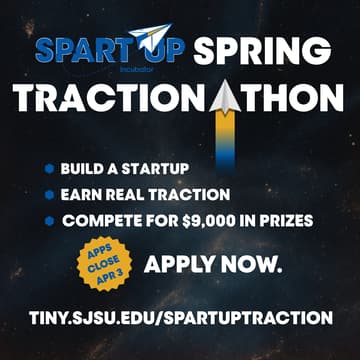Cover Image for SpartUp Spring Tractionathon 4/11-4/13