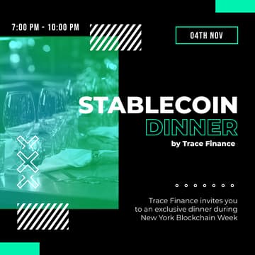 Cover Image for Stablecoin Dinner by Trace Finance