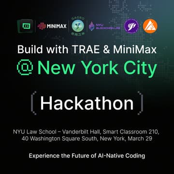 Cover Image for Build with TRAE.ai & MiniMax @ NYC (Hackathon)