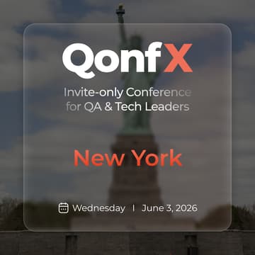 Cover Image for QonfX: Invite-only Conference for QA & Tech Leaders | New York