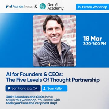 Cover Image for AI for Founders & CEOs: The Five Levels of Thought Partnership