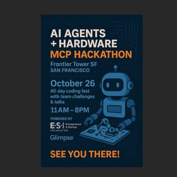 Cover Image for AI Agents + Hardware MCP Hackathon (vibe Coding)