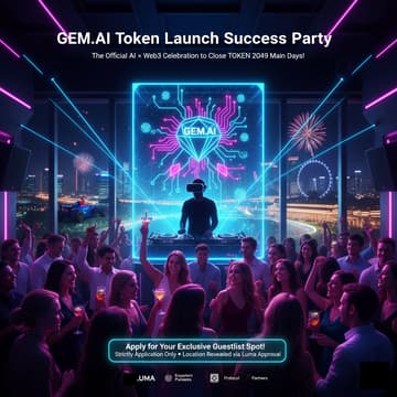 Cover Image for 💎 GEM.AI Token Launch Success Party | Singapore 2025 🚀