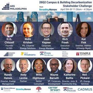 Cover Image for AEG Philadelphia 26Q2 Campus & Building Decarbonization Stakeholder Challenge