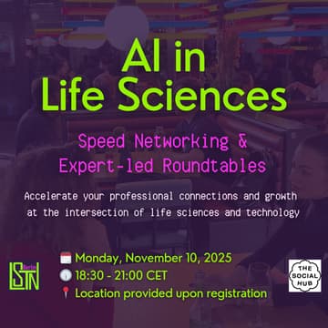 Cover Image for AI in Life Sciences: Speed Networking & Expert-Led Roundtables