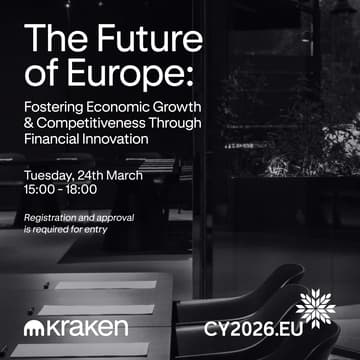 Cover Image for The Future of Europe: Fostering economic growth and boosting international competitiveness through responsible financial innovation