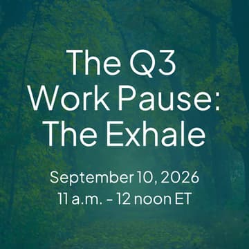 Cover Image for The Q3 Work Pause: The Exhale