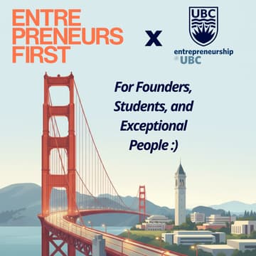 Cover Image for Entrepreneurs First <> Entrepreneurship@UBC: Fireside Chat