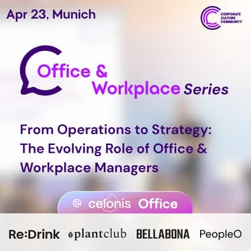 Cover Image for CCC Munich Launch! 💜 From Operations to Strategy: The Evolving Role of Office and Workplace Managers