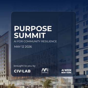 Cover Image for Purpose Summit: AI for Community Resilience