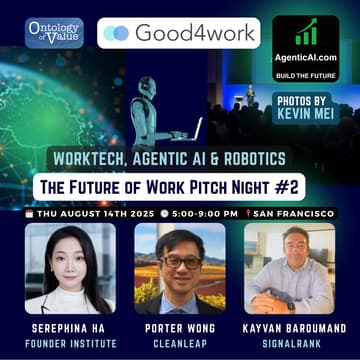Cover Image for The Future of Work Pitch Night #2: Worktech, Agentic AI & Robotics