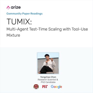 Cover Image for Community Paper Reading - TUMIX: Multi-Agent Test-Time Scaling with Tool-Use Mixture