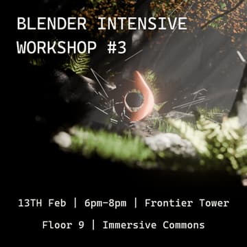 Cover Image for Blender Intensive — Workshop 3: Physics, Advanced Materials, and Animation Basics - Open Registration