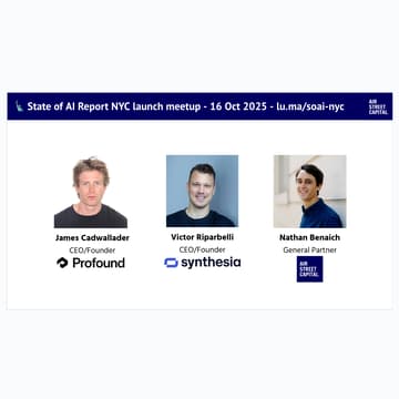 Cover Image for State of AI 2025 - NYC launch event