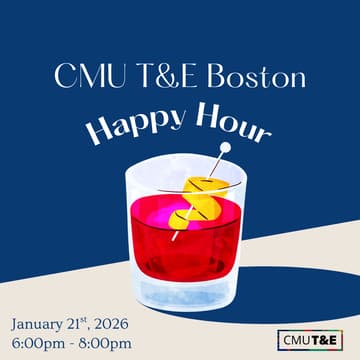 Cover Image for CMU T&E Boston Happy Hour - Jan 2026