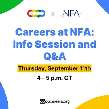 Cover Image for Careers at NFA: Info Session & Q&A
