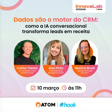 Cover Image for Webinar | Dados são o motor do CRM: como a IA conversacional transforma leads em receita