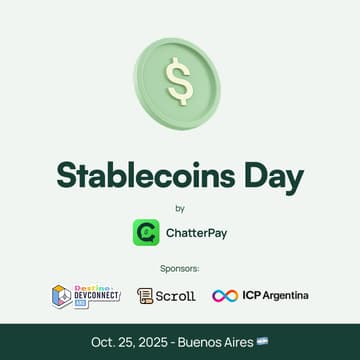 Cover Image for Devconnect: Aprenda sobre stablecoins con ChatterPay