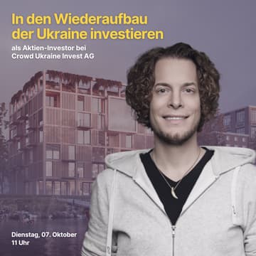 Cover Image for In den Wiederaufbau der Ukraine investieren