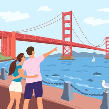 Cover Image for Explore SF Series: Sunset Walk on the Golden Gate Bridge